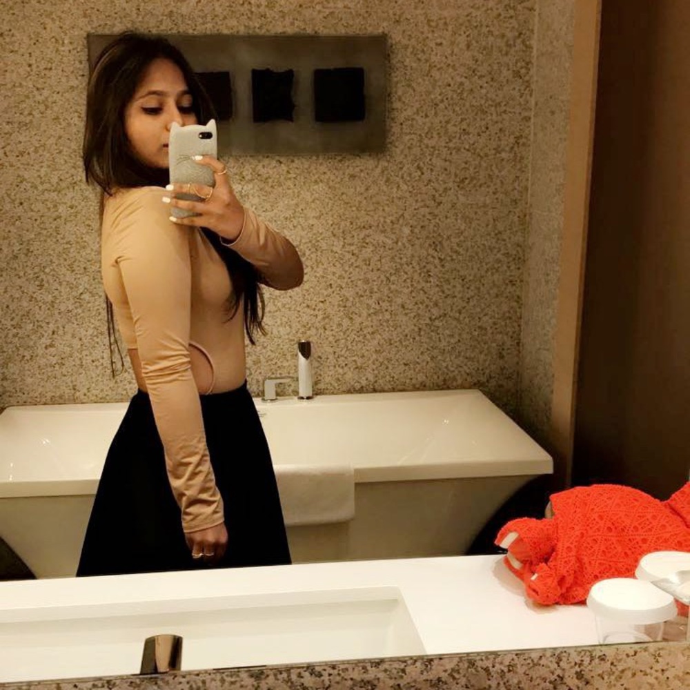 Nude full sleeved bodysuit